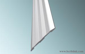ALUMINIUM COVER JOINT PROFILE FROM BCR WITH SCREW FIXING